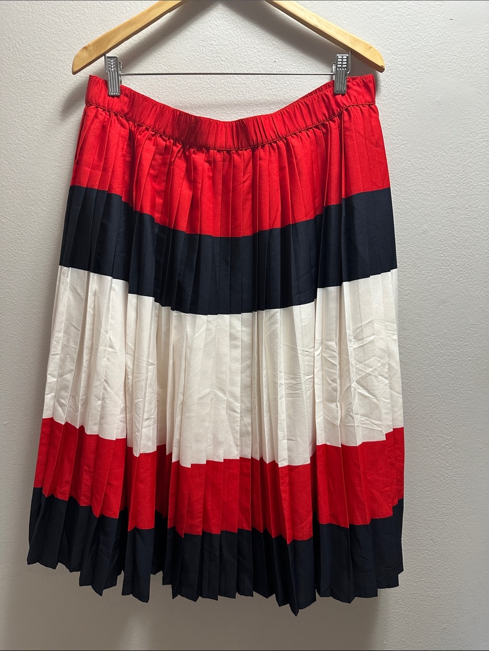 Tommy Hilfiger Red White Blue Skirt NWT Size XL